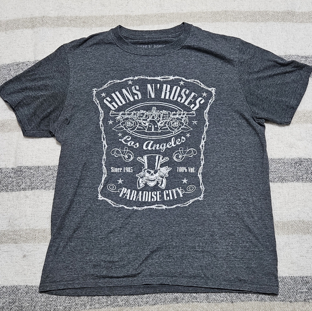 Gray Vintage Band T-Shirt
